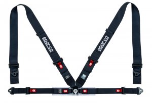 (image for) Sparco Belt 4Pt 3in/2in Competition Harness - Black