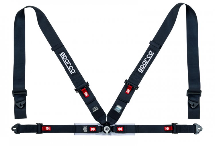 (image for) Sparco Belt 4Pt 3in/2in Competition Harness - Black