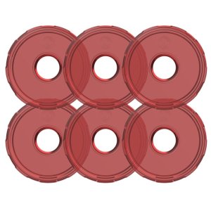 (image for) KC HiLiTES Cyclone V2 LED - Replacement Lens - Red - 6-PK