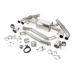 (image for) Dinan 23-26 BMW M240i/M240i xDrive (G42) Valved Axleback Exhaust System - Polished Tips