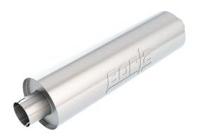 (image for) Borla Heavy Duty (Truck) Muffler - 3in Center-Center 24in x 6.75in Round (Notched)