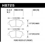 (image for) Hawk 2014 Ford Fiesta ST DTC-60 Front Brake Pads