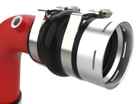 (image for) aFe 23-25 Ford F250/F350 Super Duty V8-6.7L BladeRunner Aluminum Hot & Cold Charge Pipe Kit - Red