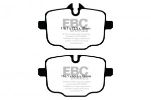 (image for) EBC 2021+ BMW M3/M4 3.0TT (G80/G82/G83) Yellowstuff Rear Brake Pads