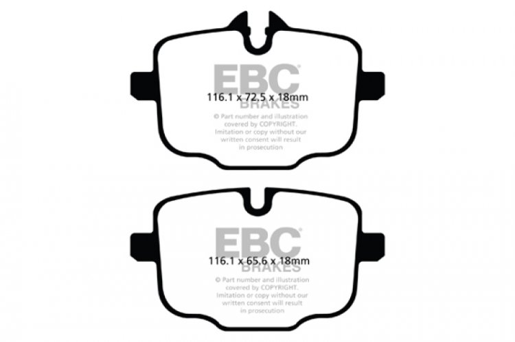 (image for) EBC 2021+ BMW M3/M4 3.0TT (G80/G82/G83) Yellowstuff Rear Brake Pads