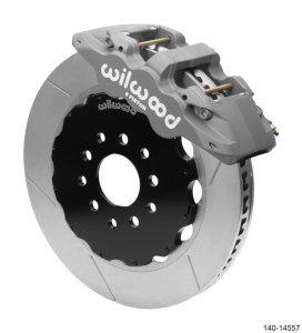 (image for) Wilwood AERO6 Front Big Brake Race Kit 14.00 Black 96-13 Chevrolet Corvette Z06 (C5/C6) w/o Lines