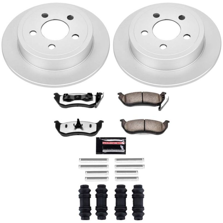(image for) Power Stop 03-07 Jeep Liberty Rear Z36 Coated Truck & Tow Brake Kit