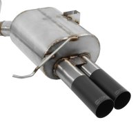 (image for) Dinan 08-13 BMW M3 (E92/E93) Free Flow Axleback Exhaust System - Black Tips