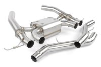 (image for) Dinan 21-27 BMW M3/M4 (G80/G82/G83) Valved Axleback Exhaust System - Black Tips