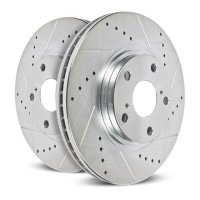 (image for) Power Stop 99-01 Jeep Cherokee Front Evolution Drilled & Slotted Rotors - Pair