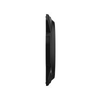 (image for) KC HiLiTES 6in. Hard Cover for Gravity Pro6 LED Lights (Single) - Black w/Yellow KC Logo