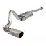 (image for) aFe MACHForce XP Exhausts Cat-Back SS-409 EXH CB Toyota Tacoma 05-13 V6-4.0L (Pol Tip)