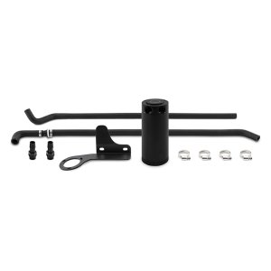(image for) Mishimoto 07-13 Mazda Mazdaspeed3 Baffled Oil Catch Can Kit - Black (PCV Side)