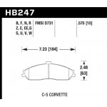 (image for) Hawk 04-09 Cadillac XLR / 01-04 Corvette Z06/ 05-06 Pontiac GTO DTC-60 Race Front Brake Pads