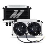 (image for) Mishimoto Universal Oil Cooler Kit - 19 Row Cooler and 2x5in Fans