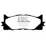 (image for) EBC 13+ Lexus ES300h 2.5 Hybrid Greenstuff Front Brake Pads