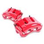 (image for) Power Stop 15-18 Volkswagen Golf Rear Red Calipers w/Brackets - Pair