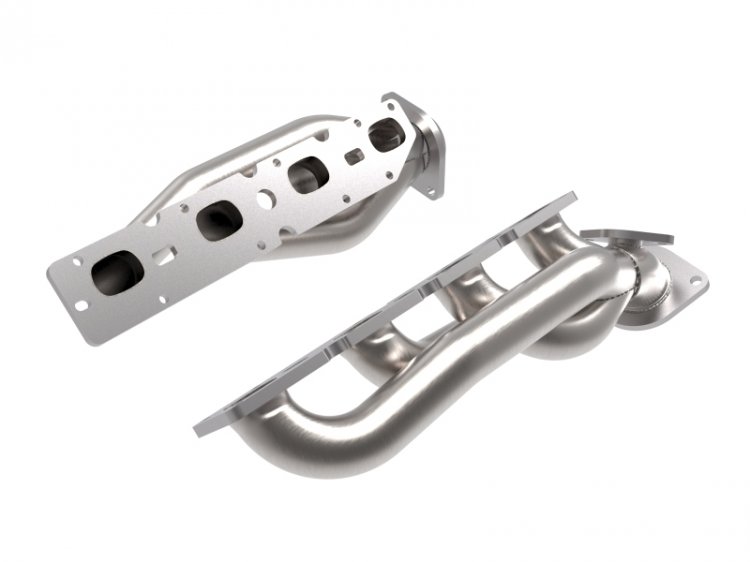(image for) aFe Power Twisted Steel 304SS Shorty Header 19-21 Ram 2500/3500 V8-6.4L