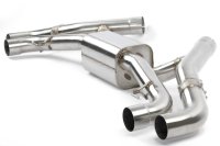 (image for) Dinan 20-26 BMW X5 M/X6 M (F95/F96) Valved Axleback Exhaust System - Black Tips