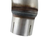 (image for) aFe Power Twisted Steel Loop Delete D/P Aluminized Steel 12-18 Jeep Wrangler (JK) V6 3.6L