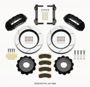 (image for) Wilwood TX6R Front Kit 15.50in Black 2010-Up Ford F150 (6 lug)