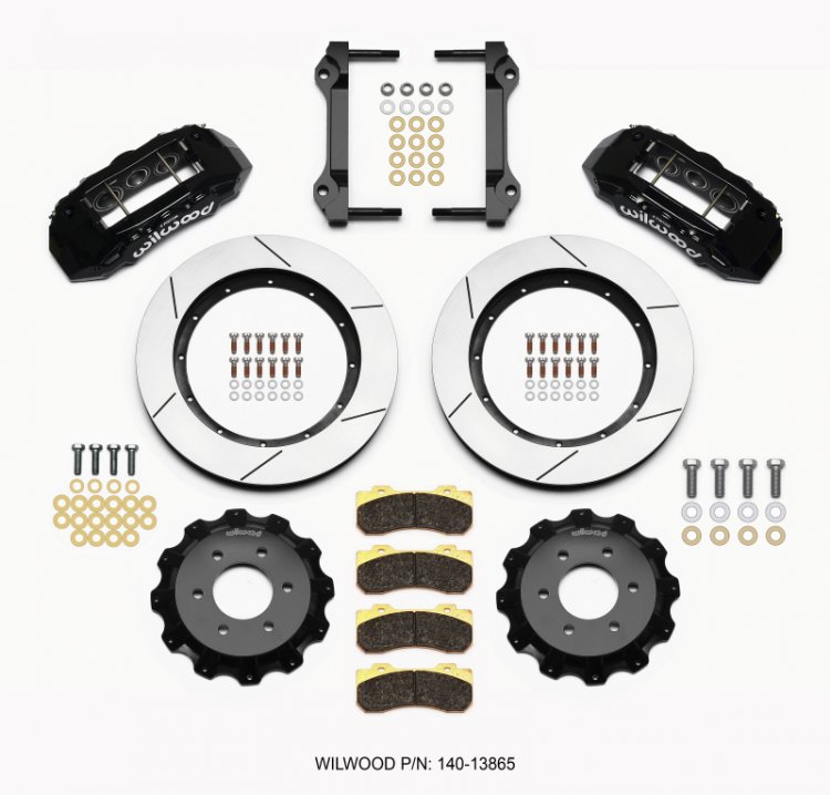 (image for) Wilwood TX6R Front Kit 15.50in Black 2010-Up Ford F150 (6 lug)