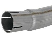 (image for) aFe Twisted Steel 2in Stainless Steel Loop Delete Down-Pipe 2018+ Jeep Wrangler (JL) V6 3.6L