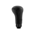 (image for) Momo Anatomico Shift Knob - Black Leather, Black Stitching