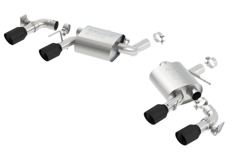 (image for) Borla 2016-2018 Chevrolet Camaro SS AT/MT RWD Ceramic Black S-Type Exhaust (w/ Dual Mode Valves)