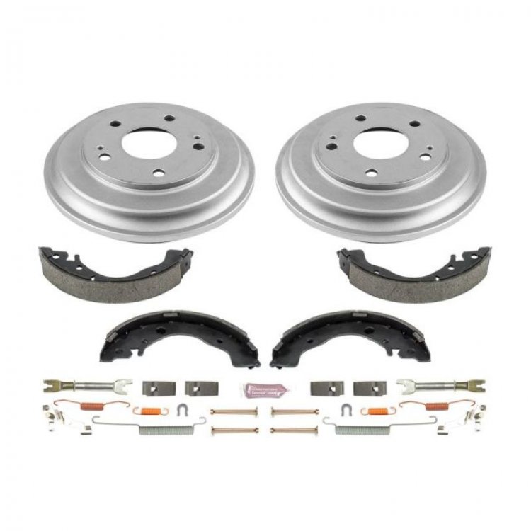 (image for) Power Stop 06-11 Honda Civic Coupe Rear Autospecialty Drum Kit