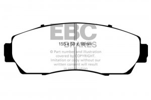 (image for) EBC 07-09 Acura RDX 2.3 Turbo Yellowstuff Front Brake Pads