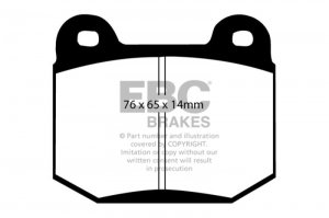 (image for) EBC 99-03 Mitsubishi Lancer Evolution 2.0 Turbo Bluestuff Rear Brake Pads
