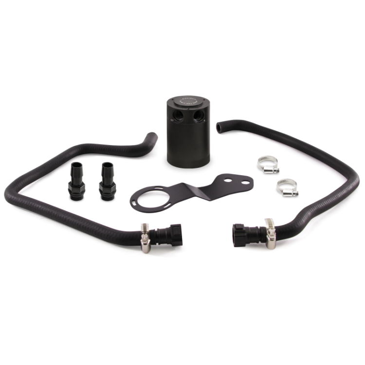 (image for) Mishimoto 2016+ Chevrolet Camaro SS Baffled Oil Catch Can Kit - Black