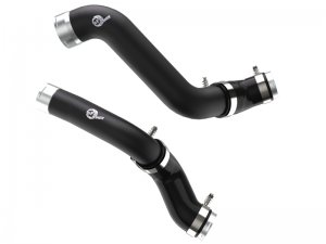 (image for) aFe BladeRunner Black Intercooler Hot & Cold Side Tubes Combo 19-20 GM Trucks 1500 L4-2.7L (t)