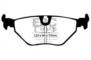 (image for) EBC 87-91 BMW M3 2.3 (E30) Yellowstuff Rear Brake Pads