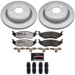 (image for) Power Stop 07-09 Chrysler Aspen Rear Z36 Coated Truck & Tow Brake Kit
