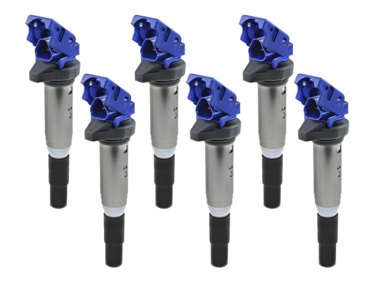 (image for) aFe 08-13 BMW 128i / 03-05 BMW 325i Scorcher High-Performance Ignition Coil - Set of 6