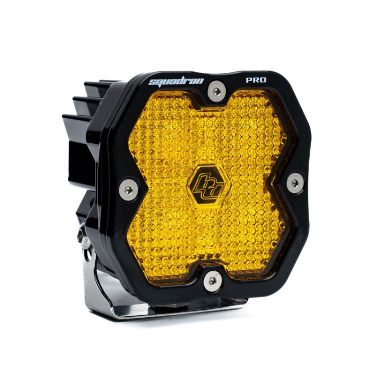 (image for) Baja Designs Squadron 2.0 Pro LED Work/Scene (Single Light) - Baja Amber