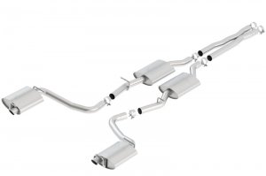 (image for) Borla 15-16 Dodge Charger R/T 5.7L No Tip Use Factory Valence Single Split Rear Exit ATAK Exhaust