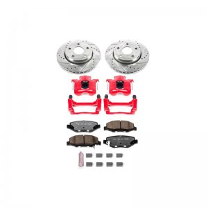 (image for) Power Stop 07-17 Jeep Wrangler Front Z36 Truck & Tow Brake Kit w/Calipers