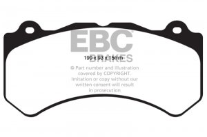 (image for) EBC 16+ Cadillac ATS-V 3.6 Twin Turbo Yellowstuff Front Brake Pads