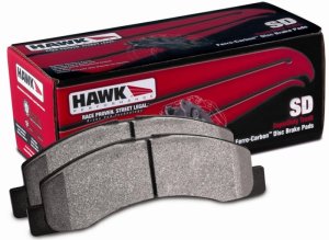 (image for) Hawk 12-15 Cadillac Escalade / 12-17 Chevrolet Tahoe Front Super Duty Street Brake Pads