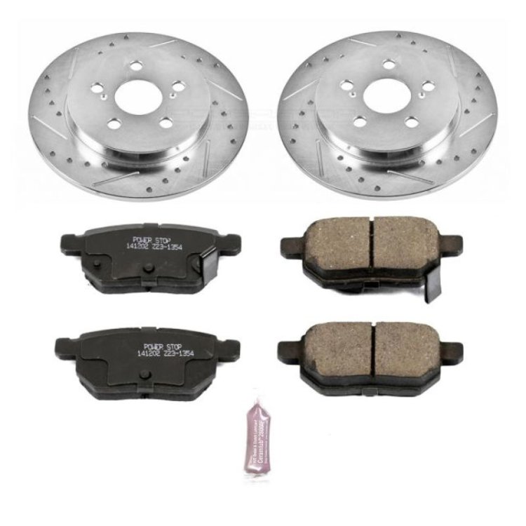 (image for) Power Stop 09-10 Pontiac Vibe Rear Z23 Evolution Sport Brake Kit