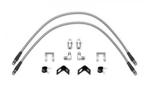 (image for) Wilwood Flexline Kit 25 inch 3/8-24 to 90 Degree
