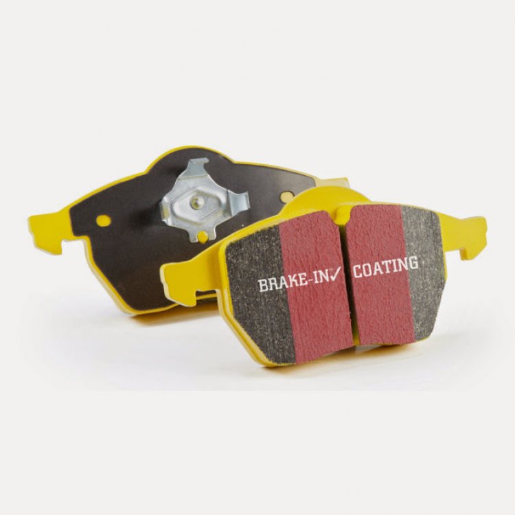 (image for) EBC 14+ Porsche Macan (Cast Iron Rotors only) 3.6 Twin Turbo Yellowstuff Rear Brake Pads