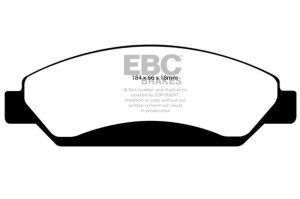 (image for) EBC 07 Cadillac Escalade 6.2 2WD Greenstuff Front Brake Pads