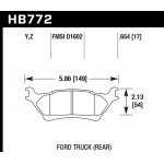 (image for) Hawk 2012-2016 Ford F-150 / Full-Size Trucks and SUV - LTS Street Brake Pads