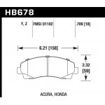(image for) Hawk 2006-11 Honda Ridgeline 2009-13 Acura TL Street LTS Front Brake Pads