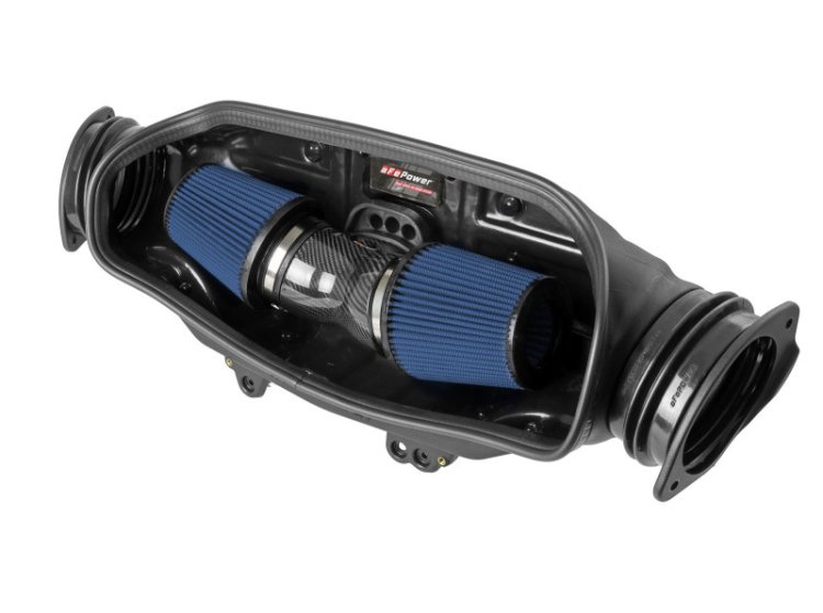 (image for) aFe 2020 Chevrolet Corvette C8 Track Series Carbon Fiber Cold Air Intake System With Pro 5R Filters