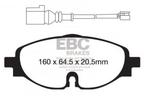 (image for) EBC 14+ Audi A3 1.8 Turbo Yellowstuff Front Brake Pads